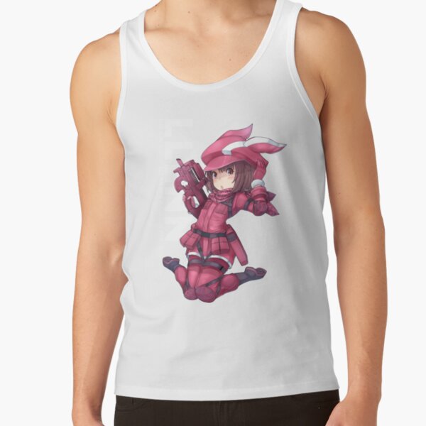 Ggo Llenn Black Background Tank Top - Image 2
