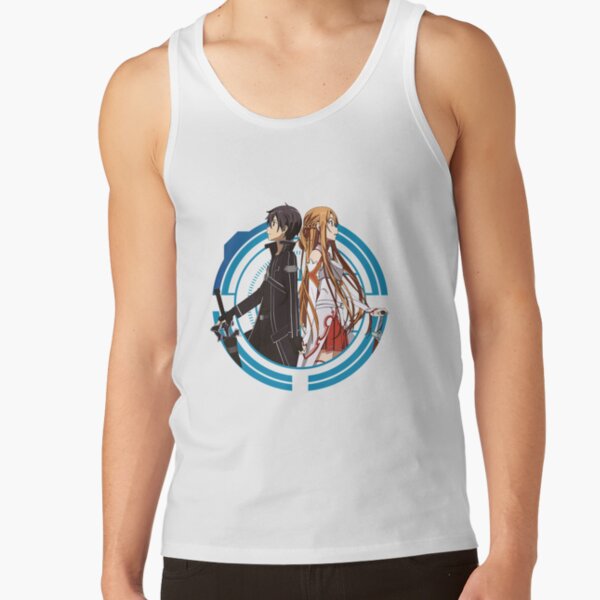 Sword Art Online Kirito And Asuna Tank Top