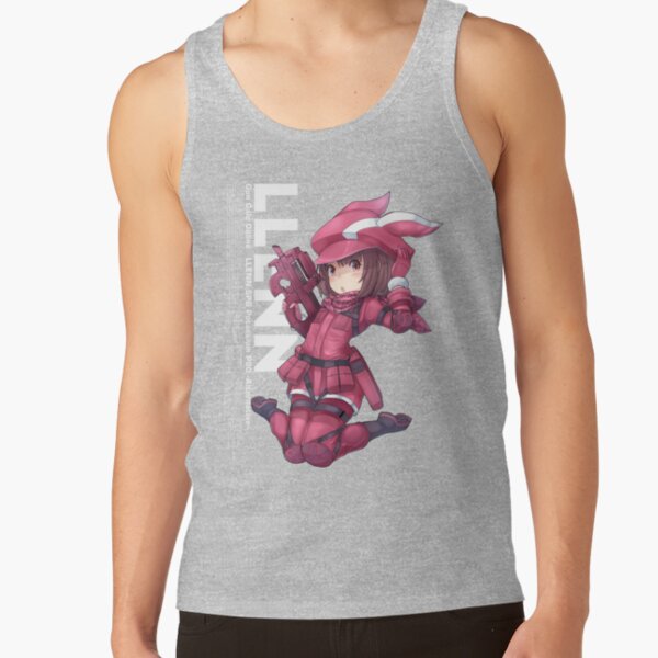 Ggo Llenn Black Background Tank Top - Image 4