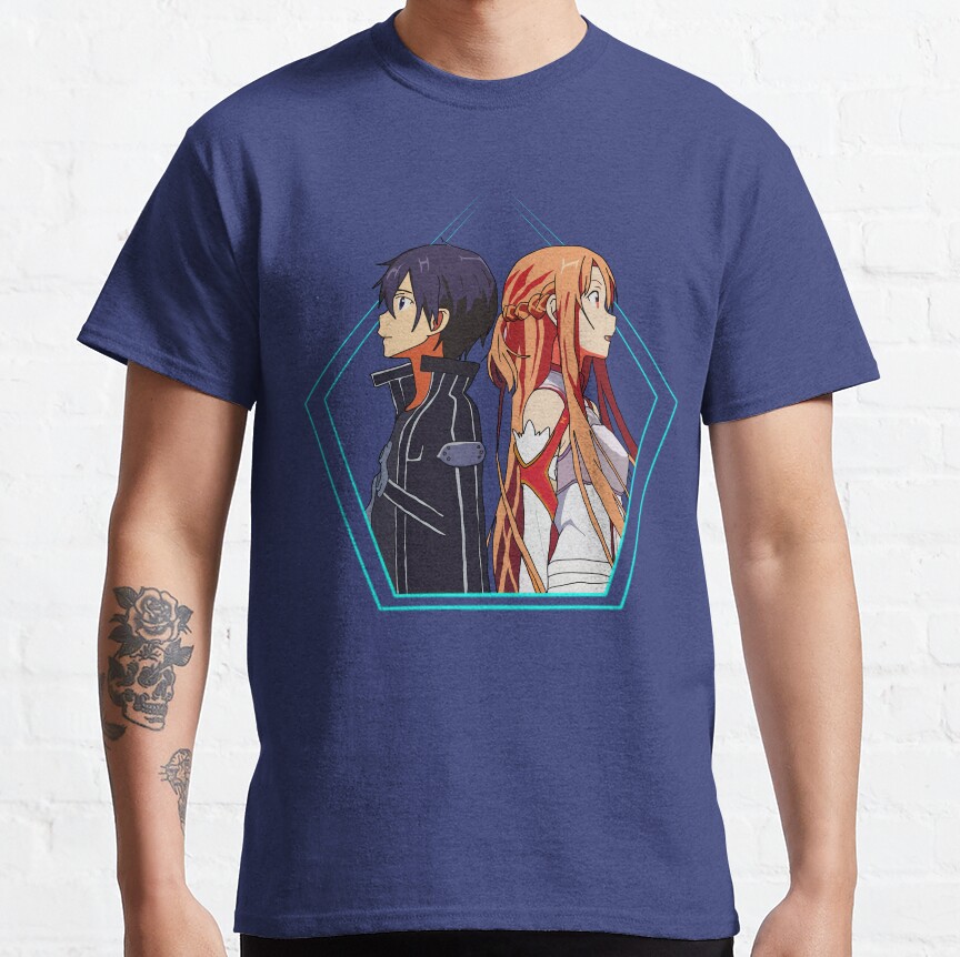 Sao Kirito And Asuna T-shirt - Image 5