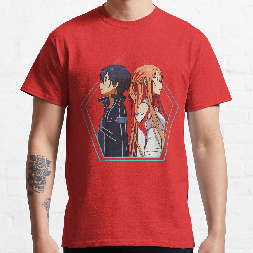 Sao Kirito And Asuna T-shirt - Image 6