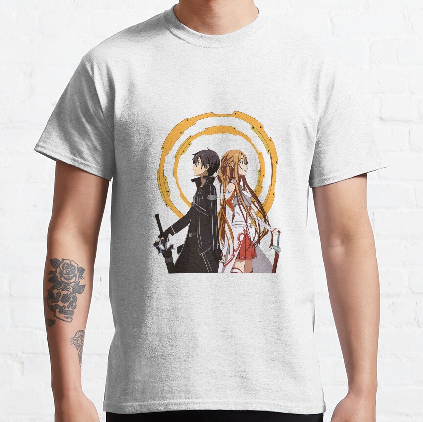 Sword Art Online Kirito And Asuna T-shirt