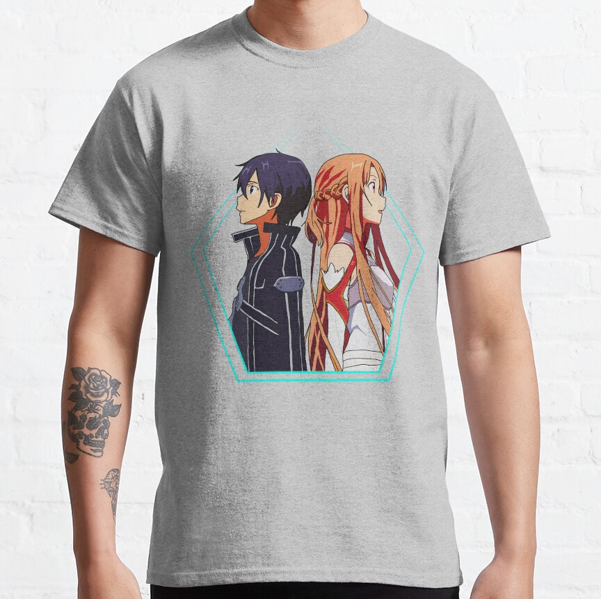 Sao Kirito And Asuna T-shirt - Image 4