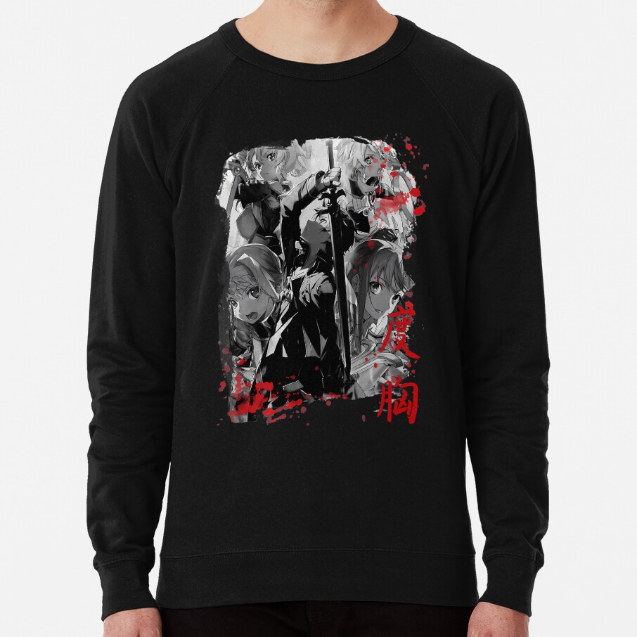 Black And White Kirito Fight Sweatshirt