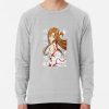 ssrcolightweight sweatshirtmensheather greyfrontsquare productx1000 bgf8f8f8 2 - Sword Art Online Merchandise