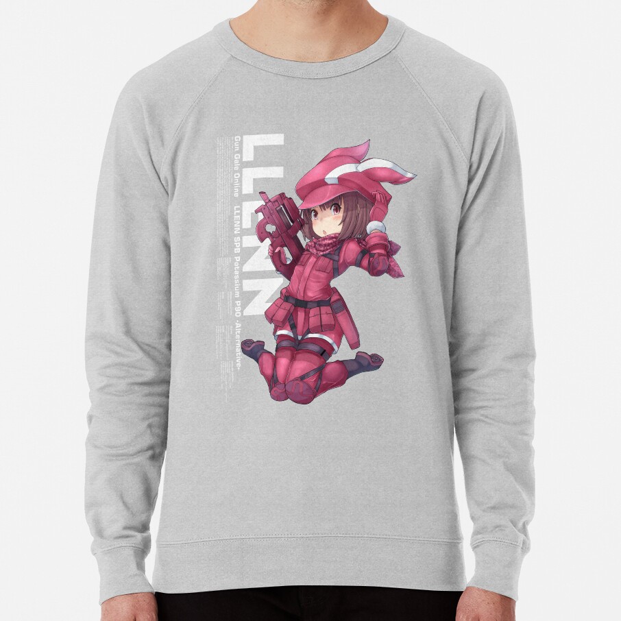 Ggo Llenn Black Background Sweatshirt - Image 5