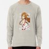 ssrcolightweight sweatshirtmensoatmeal heatherfrontsquare productx1000 bgf8f8f8 2 - Sword Art Online Merchandise