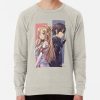 ssrcolightweight sweatshirtmensoatmeal heatherfrontsquare productx1000 bgf8f8f8 37 - Sword Art Online Merchandise