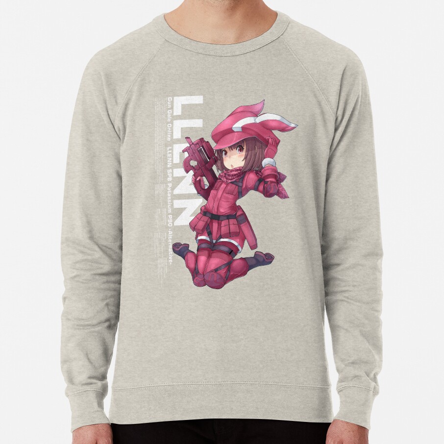 Ggo Llenn Black Background Sweatshirt - Image 4
