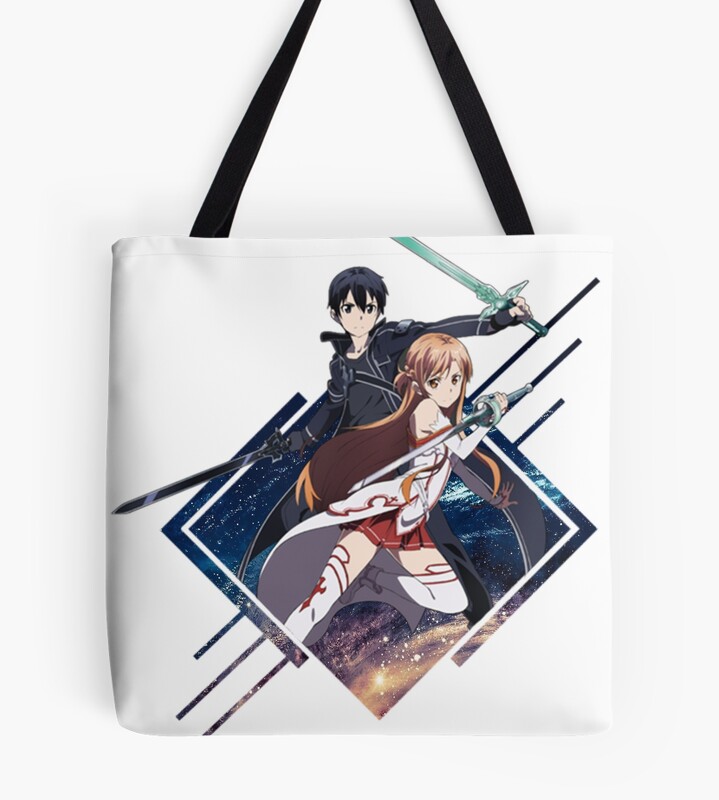 Kirito Asuna S A O Tote Bag