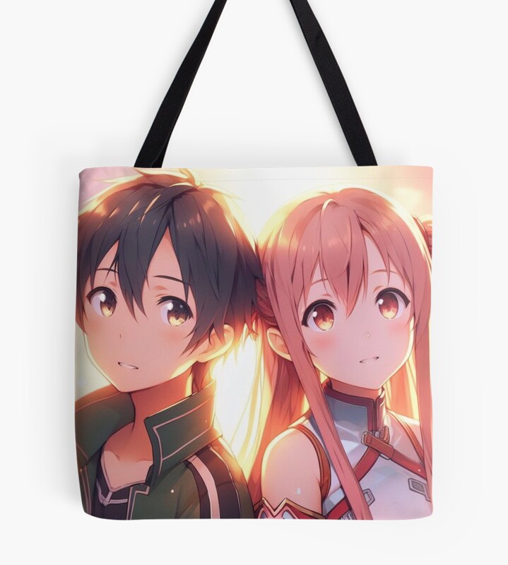 Sword Art Online Kirito X Asuna Tote Bag