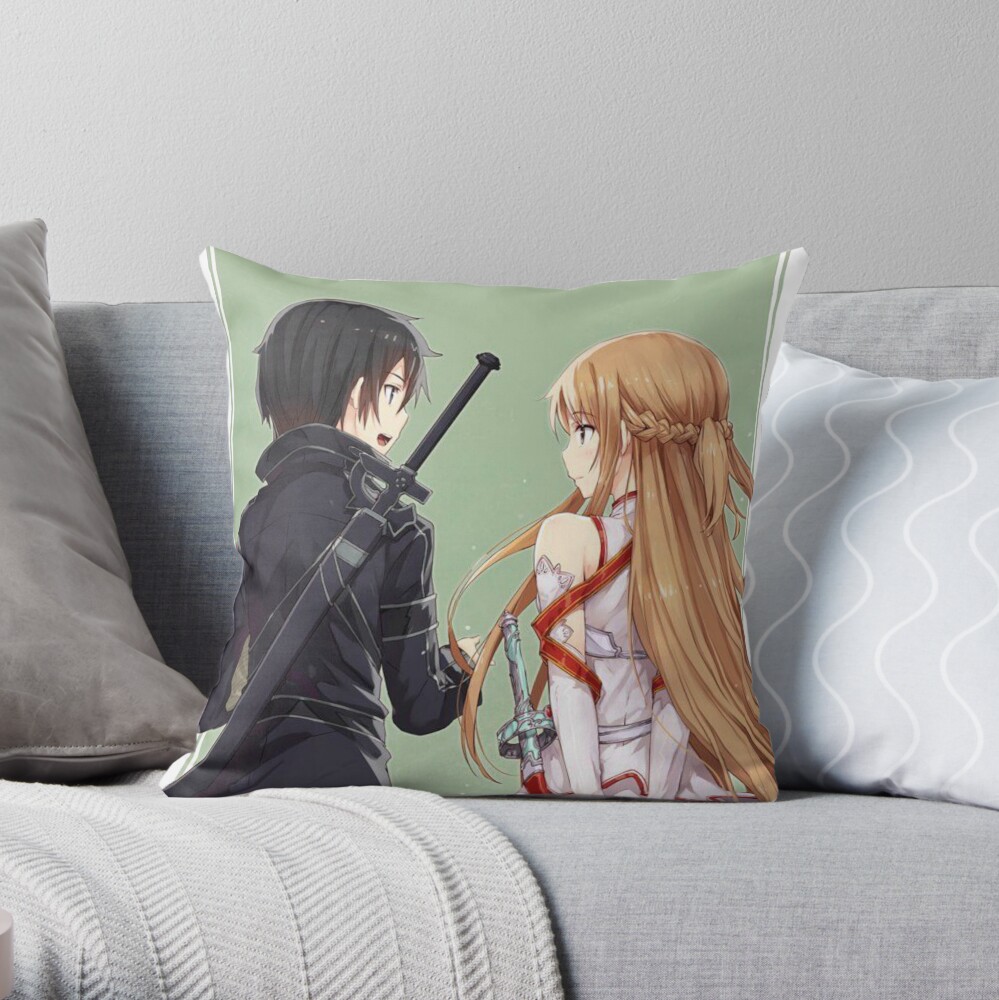 Kiriasu Love Throw Pillow