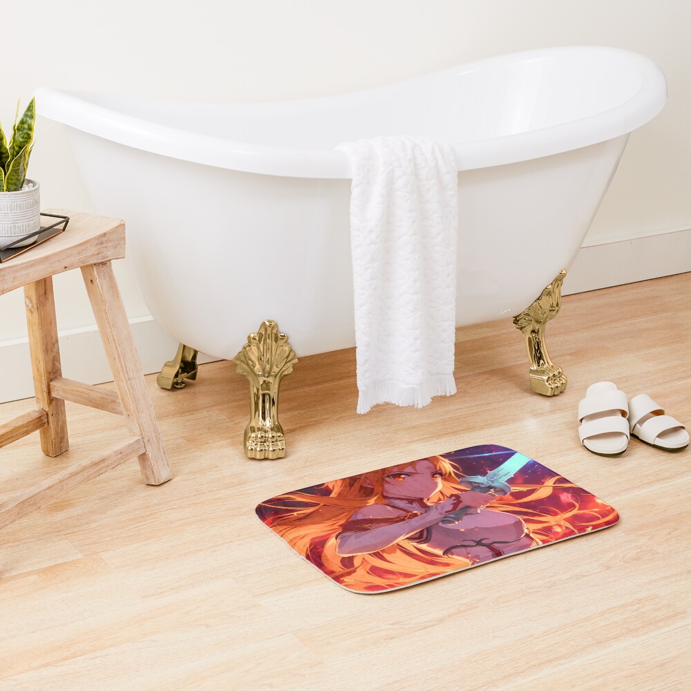 New Asuna Sao Cute Anime Girl Bath Mat - Image 2