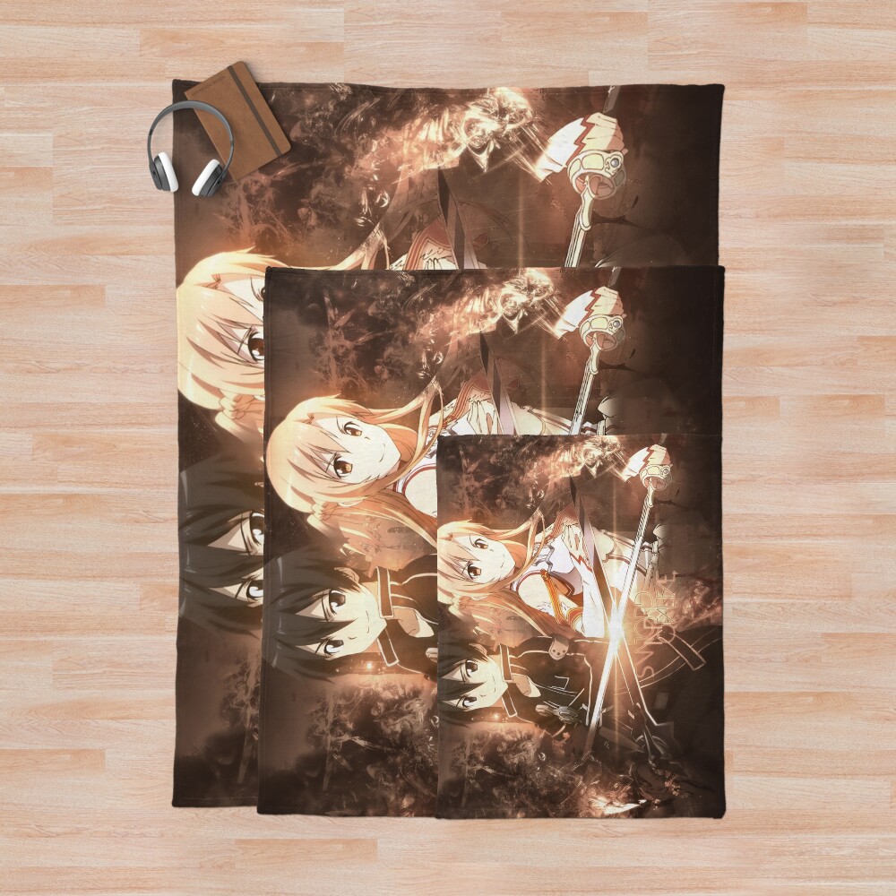 Final Love Sword Throw Blanket - Image 3