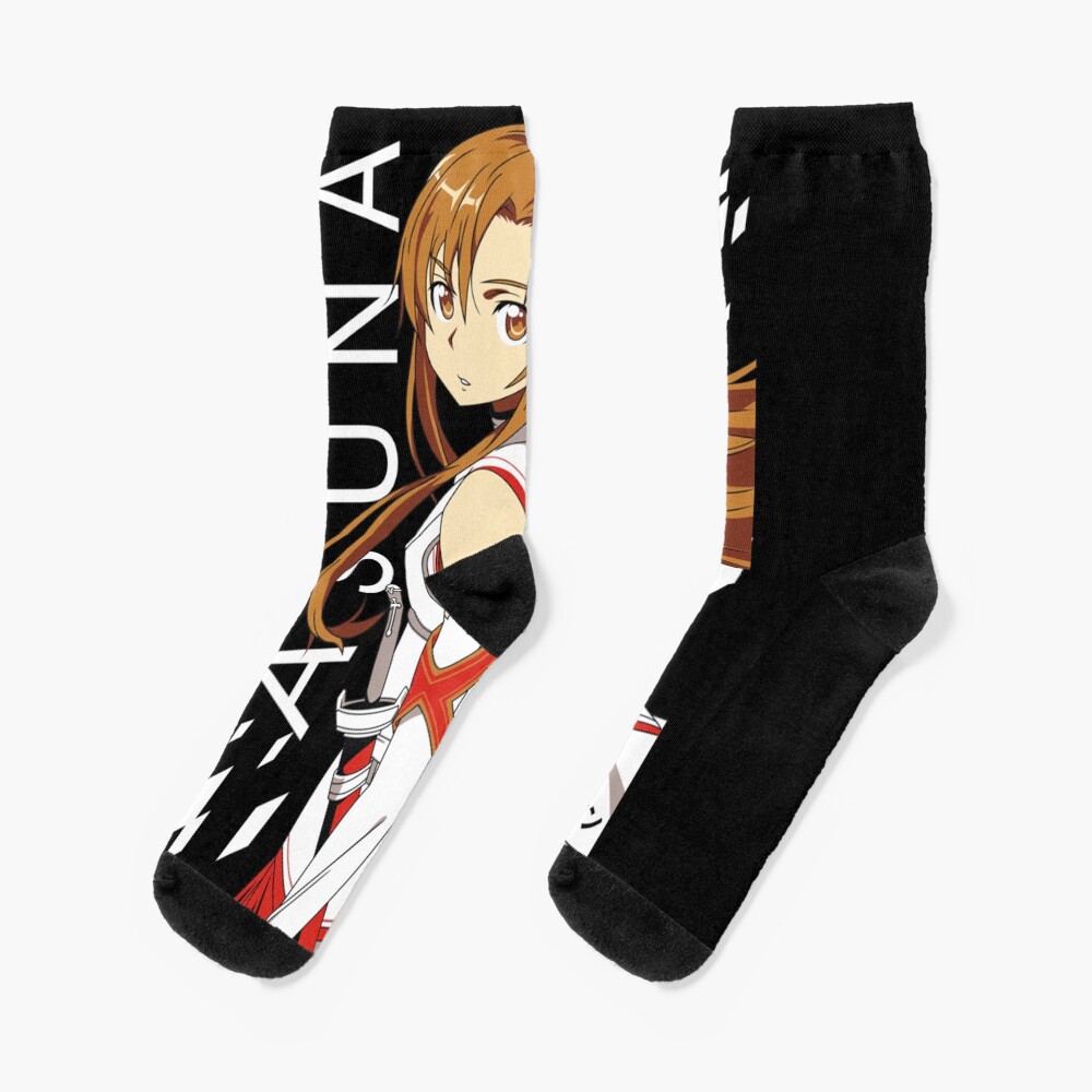 Beautiful Girl Sword Art Art Online Anime Socks
